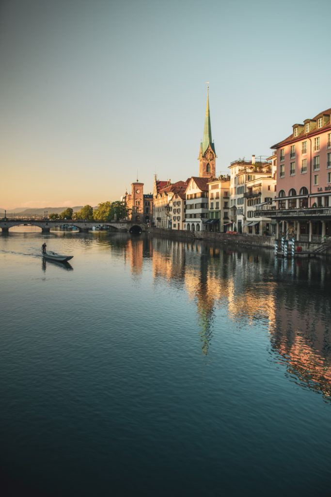 Blick von der Gemüsebrücke